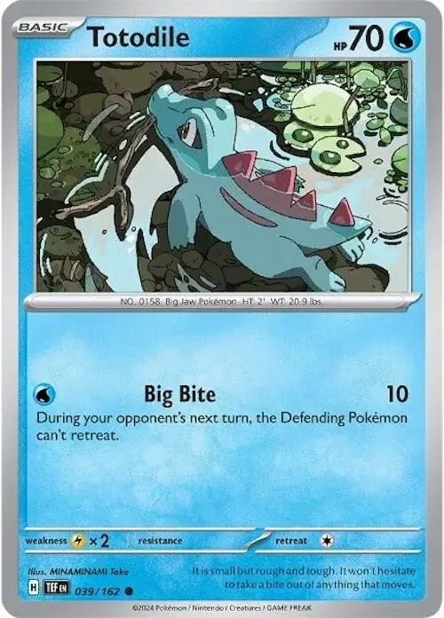 Totodile - Pokemon Temporal Forces #39