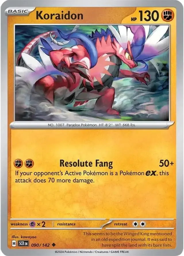 Koraidon - Pokemon Stellar Crown #90
