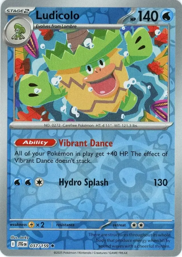 Ludicolo [Reverse Holo] - Pokemon Journey Together #37