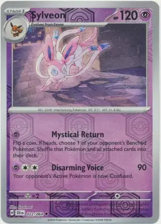 Sylveon [Reverse Holo] - Pokemon Shrouded Fable #22