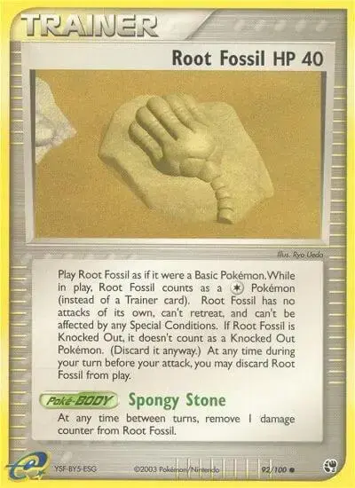 Root Fossil - Pokemon Sandstorm #92