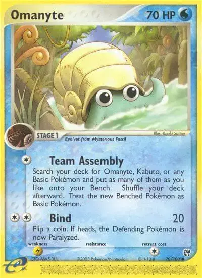 Omanyte - Pokemon Sandstorm #70