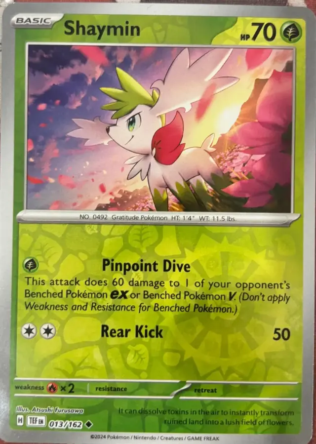 Shaymin [Reverse Holo] - Pokemon Temporal Forces #13