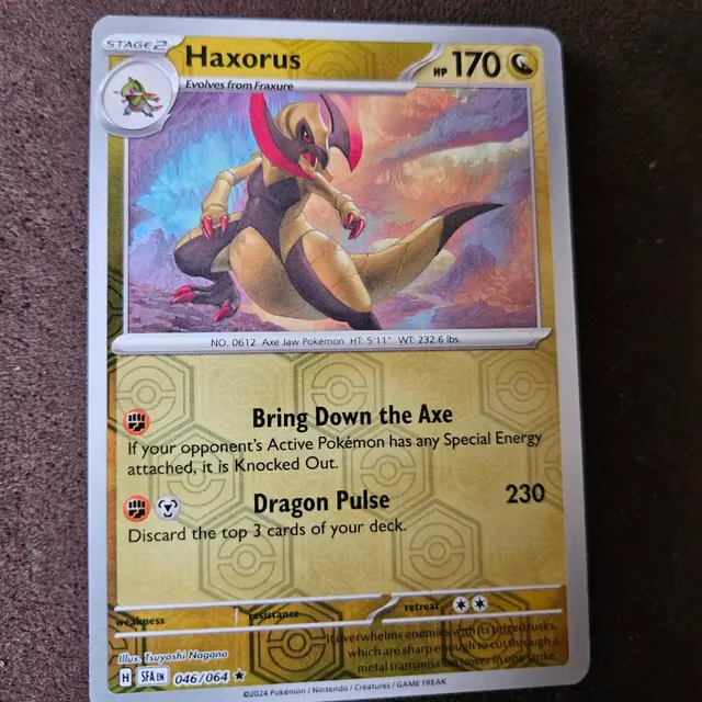 Haxorus [Reverse Holo] - Pokemon Shrouded Fable #46