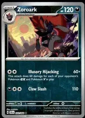 Zoroark [Reverse Holo] - Pokemon Shrouded Fable #32