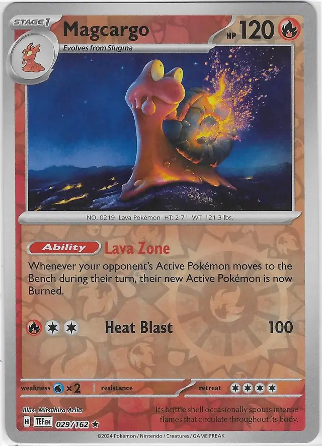 Magcargo [Reverse Holo] - Pokemon Temporal Forces #29