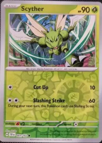 Scyther [Reverse Holo] - Pokemon Temporal Forces #1