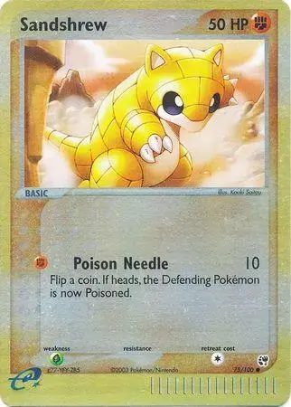 Sandshrew [Reverse Holo] - Pokemon Sandstorm #75
