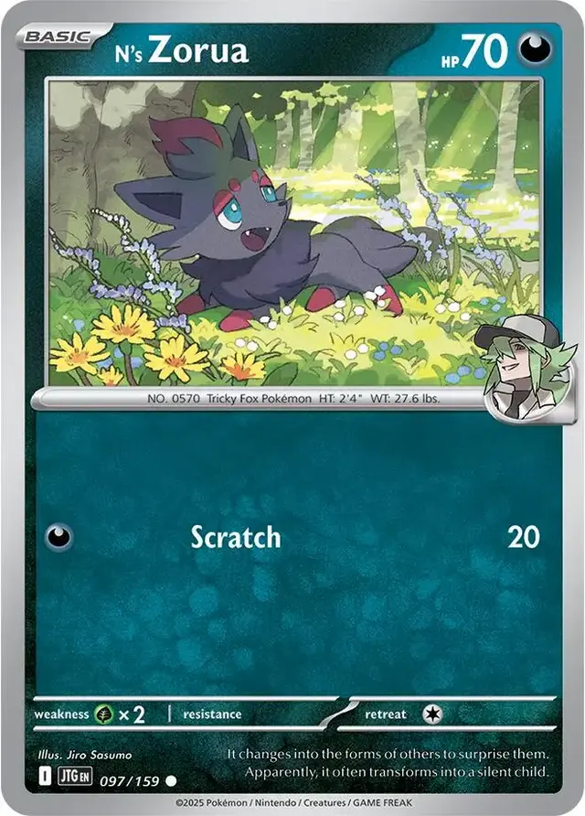 N's Zorua - Pokemon Journey Together #97