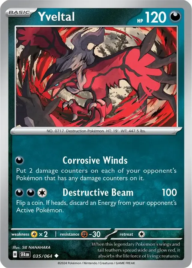 Yveltal - Pokemon Shrouded Fable #35