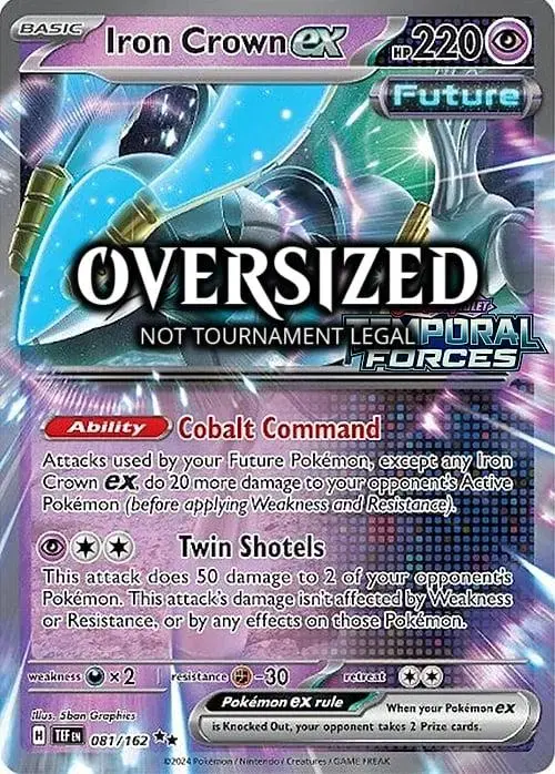 Iron Crown Ex [Jumbo] - Pokemon Temporal Forces #81