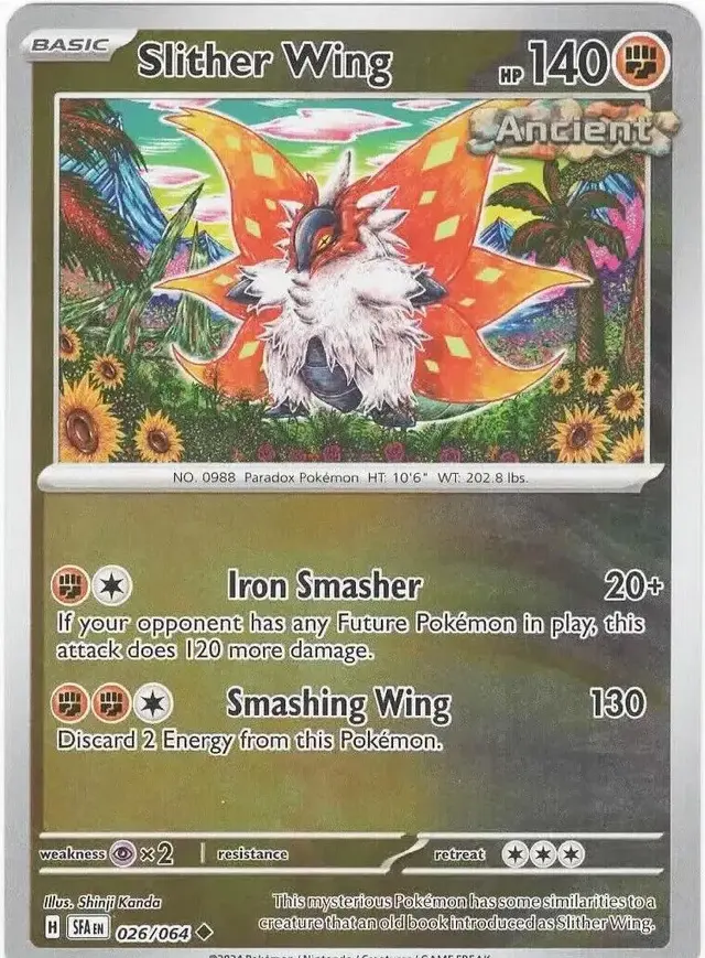 Slither Wing [Reverse Holo] - Pokemon Shrouded Fable #26