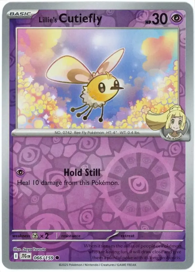 Lillie's Cutiefly [Reverse Holo] - Pokemon Journey Together #66