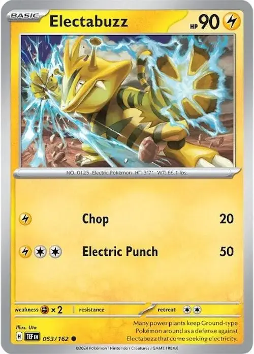 Electabuzz - Pokemon Temporal Forces #53
