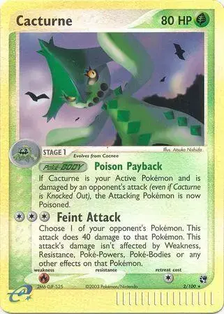 Cacturne [Reverse Holo] - Pokemon Sandstorm #2