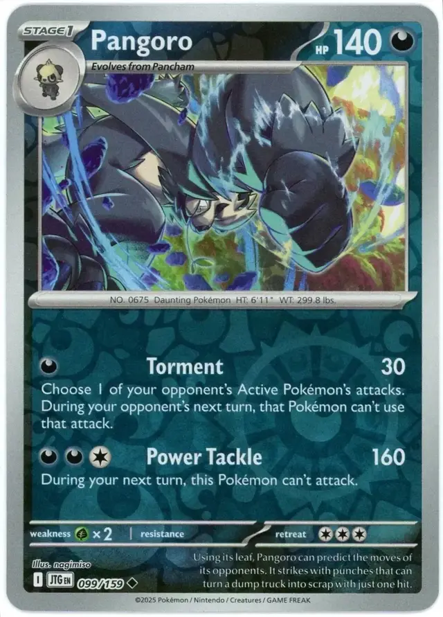 Pangoro [Reverse Holo] - Pokemon Journey Together #99