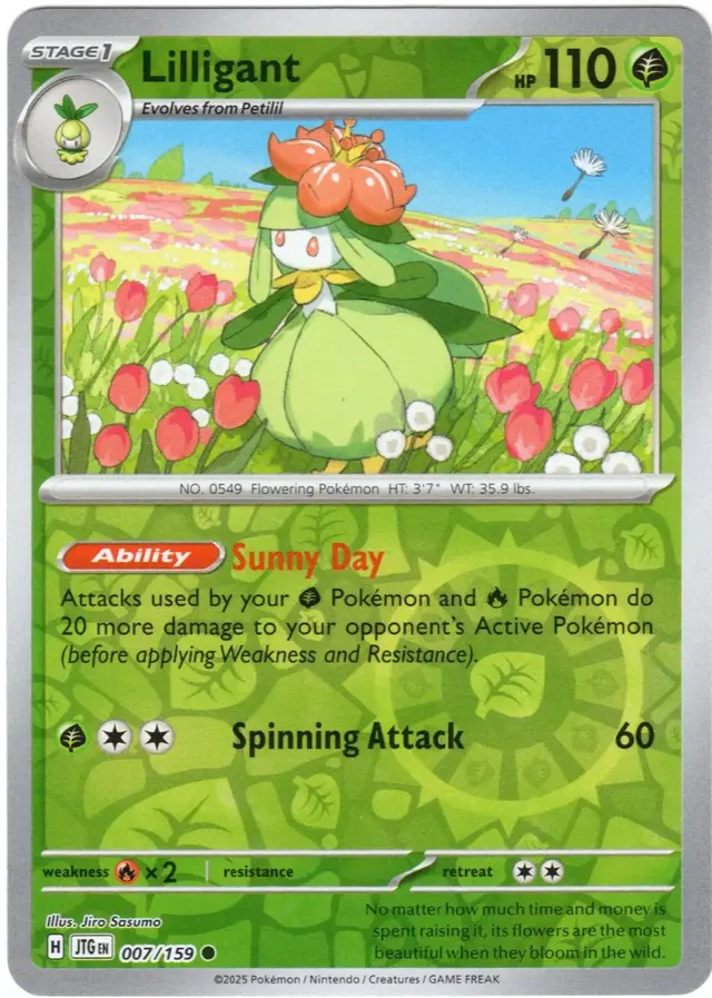 Lilligant [Reverse Holo] - Pokemon Journey Together #7