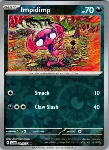 Impidimp [Reverse Holo] - Pokemon Stellar Crown #94