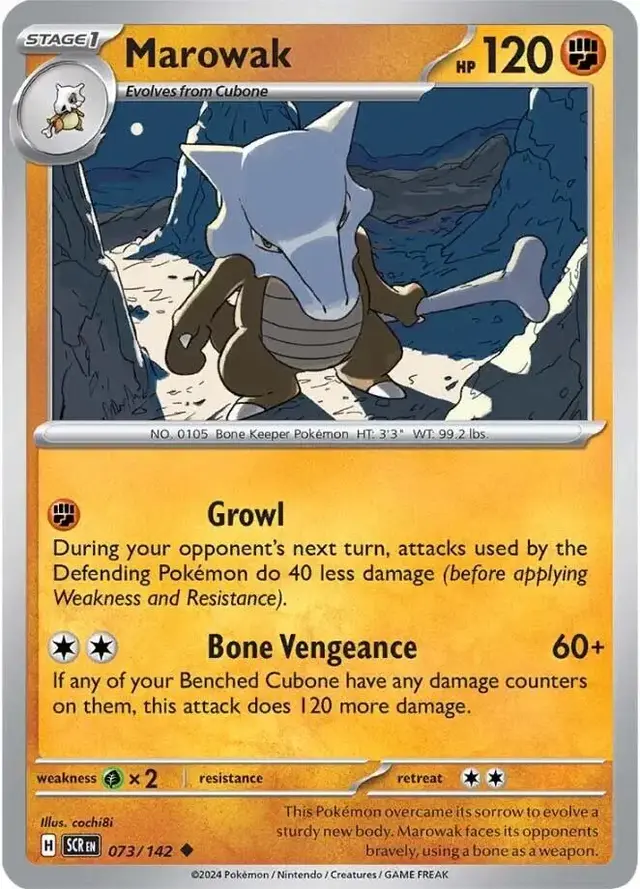 Marowak - Pokemon Stellar Crown #73