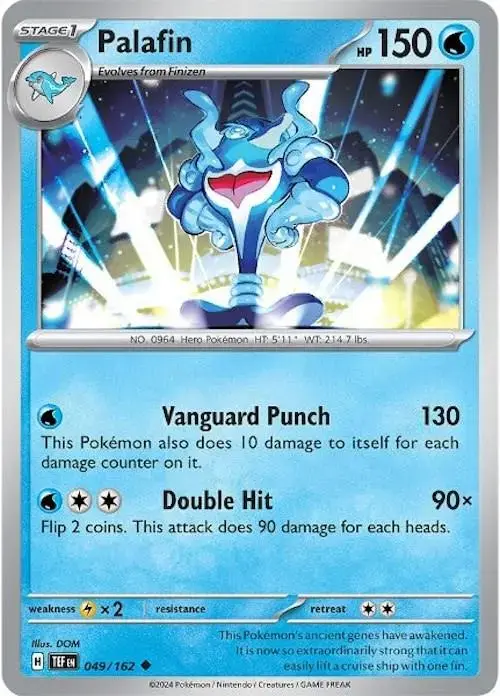 Palafin - Pokemon Temporal Forces #49