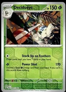 Decidueye [Reverse Holo] - Pokemon Shrouded Fable #5