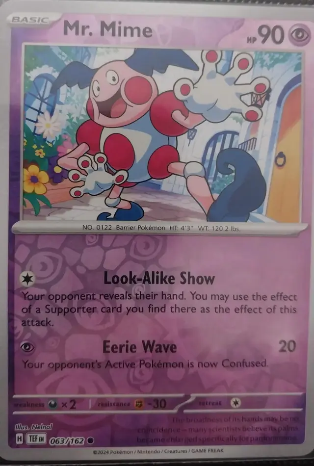 Mr. Mime [Reverse Holo] - Pokemon Temporal Forces #63