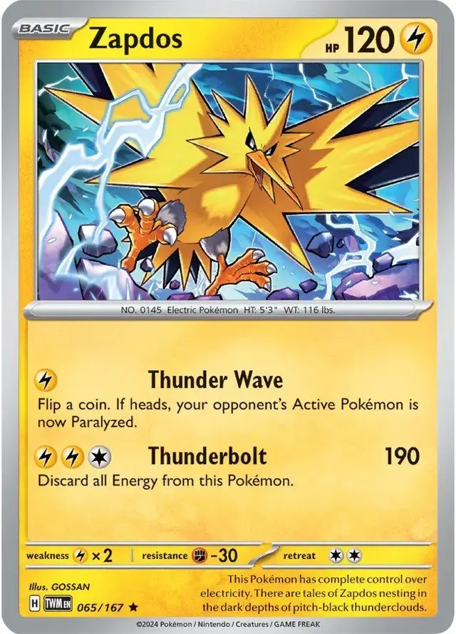Zapdos - Pokemon Twilight Masquerade #65