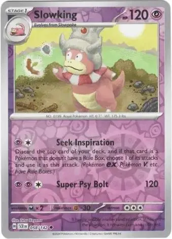 Slowking [Reverse Holo] - Pokemon Stellar Crown #58