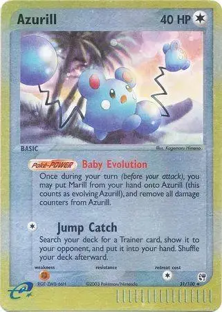 Azurill [Reverse Holo] - Pokemon Sandstorm #31