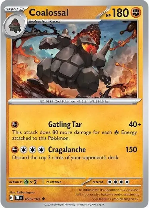 Coalossal - Pokemon Temporal Forces #95