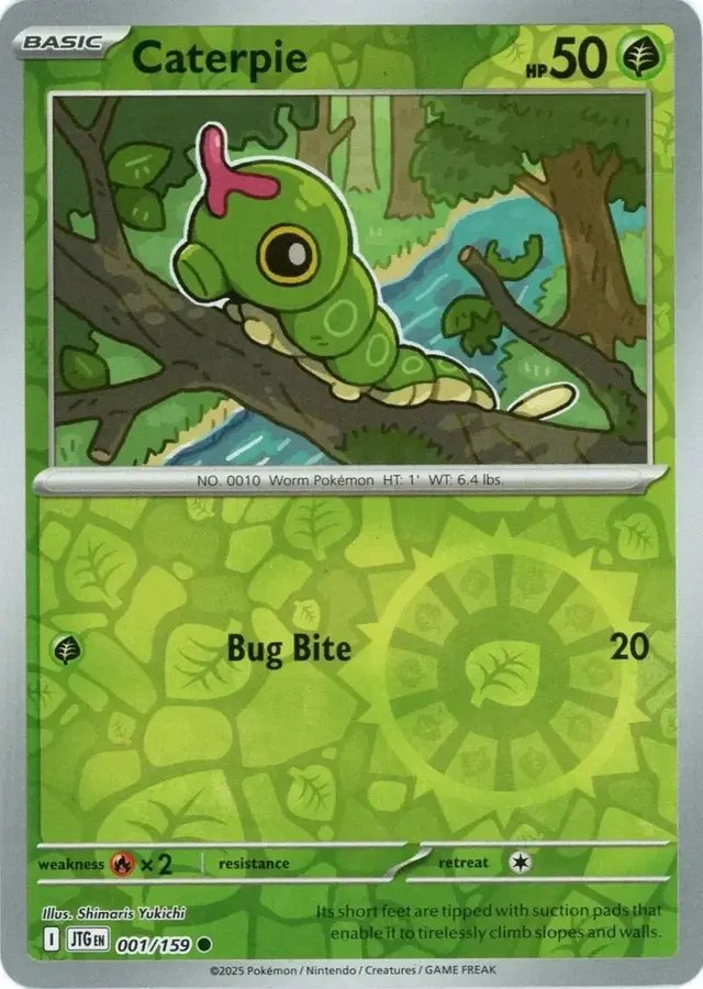 Caterpie [Reverse Holo] - Pokemon Journey Together #1