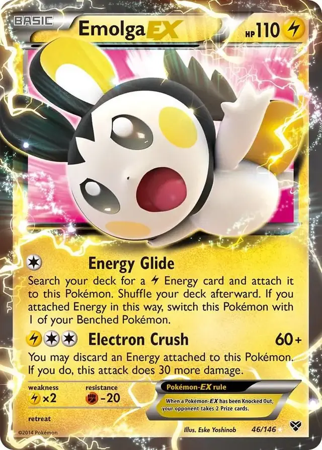 Emolga EX - Pokemon XY #46