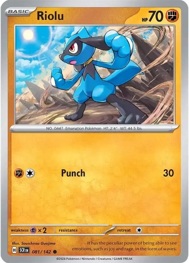Riolu - Pokemon Stellar Crown #81