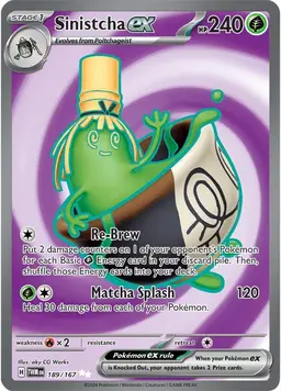 Sinistcha ex - Pokemon Twilight Masquerade