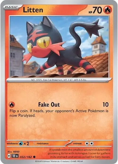 Litten - Pokemon Temporal Forces #32