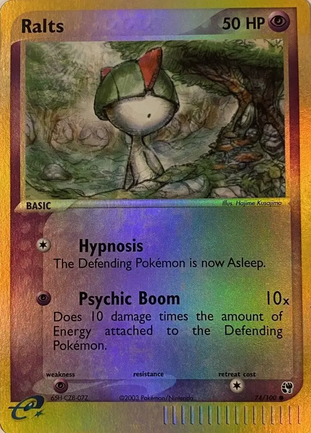 Ralts [Reverse Holo] - Pokemon Sandstorm #74