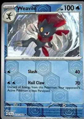 Weavile [Reverse Holo] - Pokemon Shrouded Fable #14