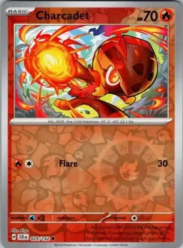 Charcadet [Reverse Holo] - Pokemon Stellar Crown #29