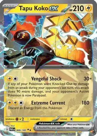 Tapu Koko ex [Holo] - Pokemon Paradox Rift #68
