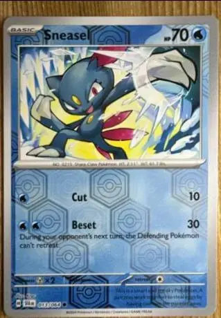 Sneasel [Reverse Holo] - Pokemon Shrouded Fable #13