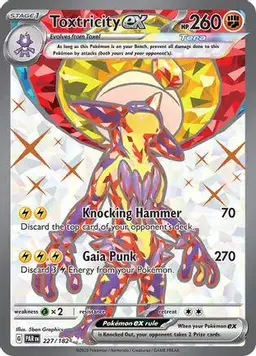 Toxtricity ex 227 - Pokemon Paradox Rift