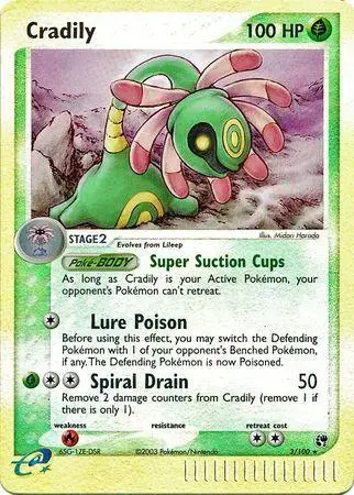 Cradily [Reverse Holo] - Pokemon Sandstorm #3