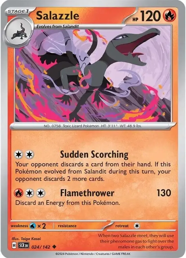 Salazzle - Pokemon Stellar Crown #24