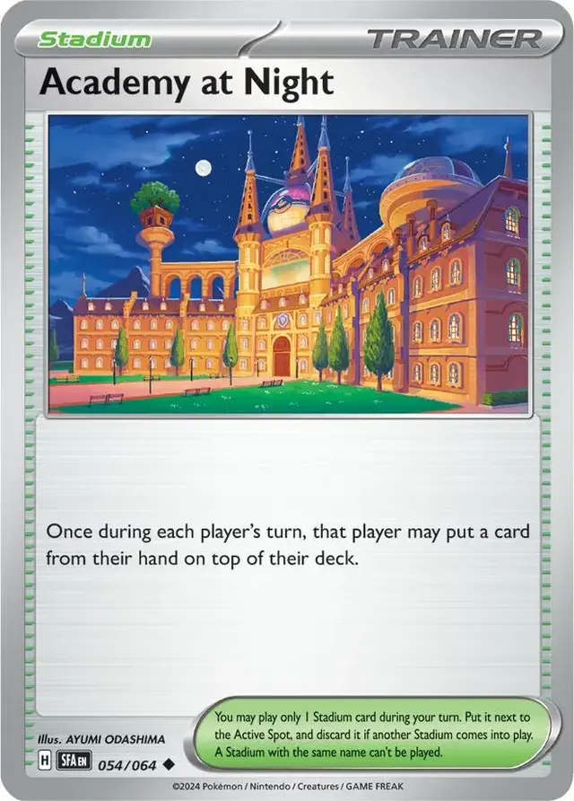 Academy at Night - Pokemon Shrouded Fable #54