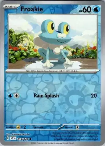 Froakie [Reverse Holo] - Pokemon Stellar Crown #39