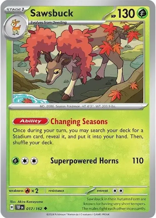 Sawsbuck - Pokemon Temporal Forces #17