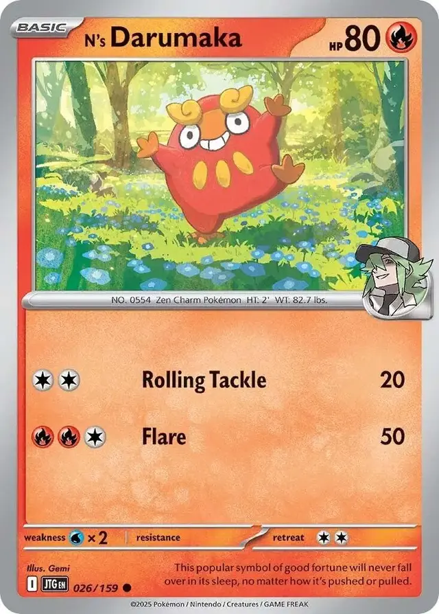 N's Darumaka - Pokemon Journey Together #26