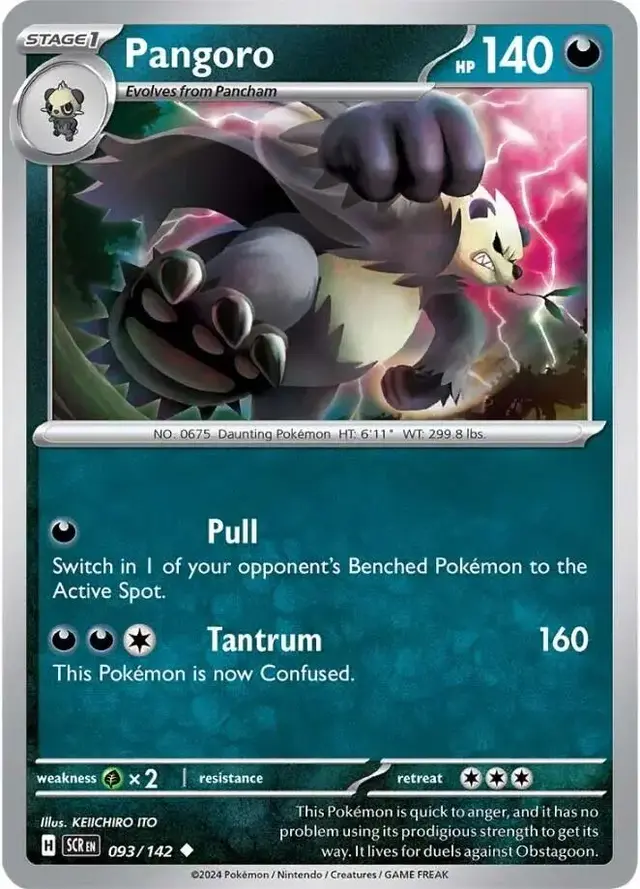Pangoro - Pokemon Stellar Crown #93