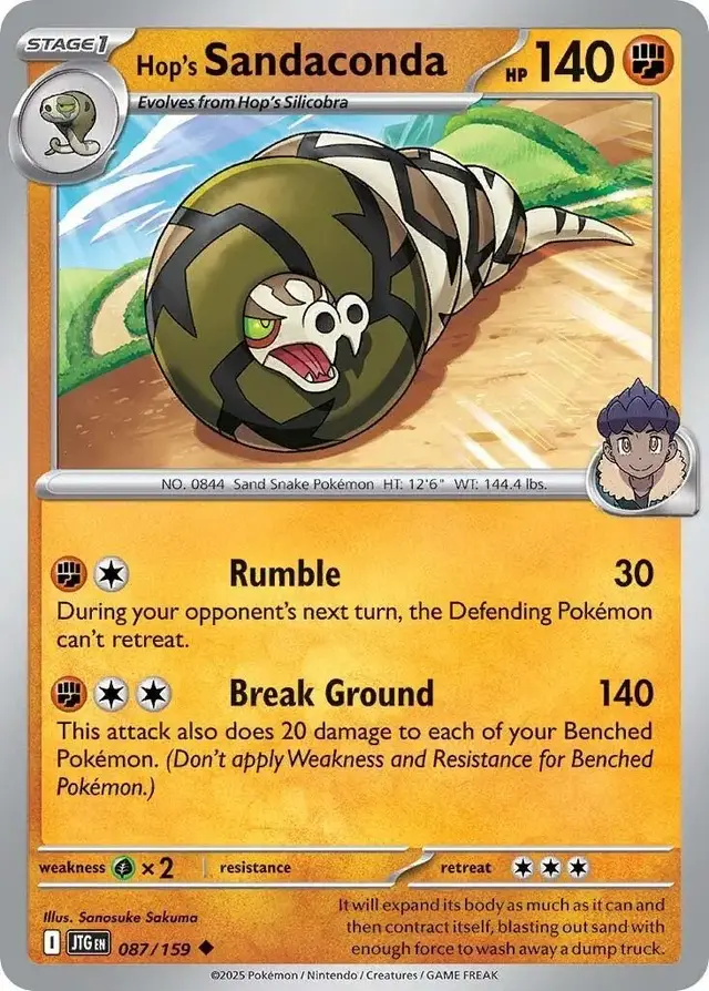 Hop's Sandaconda - Pokemon Journey Together #87
