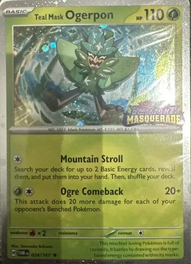 Teal Mask Ogerpon [Promo] - Pokemon Twilight Masquerade #24